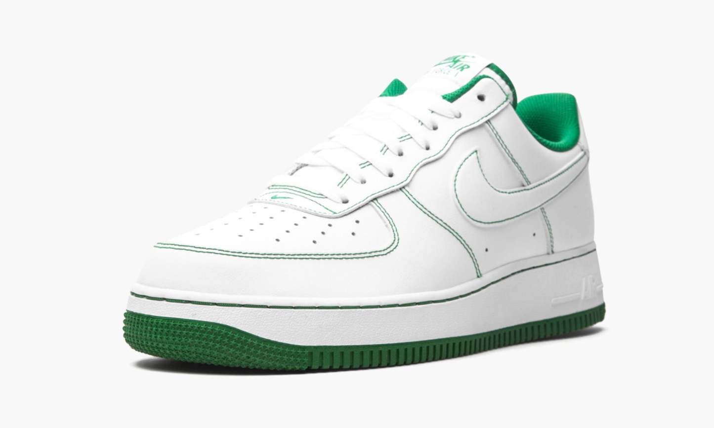 1 Low 7 ��Contrast Stitch White / Pine Green