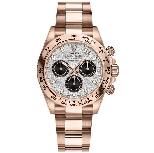 Daytona 18k Everose Gold Meteorite 40mm