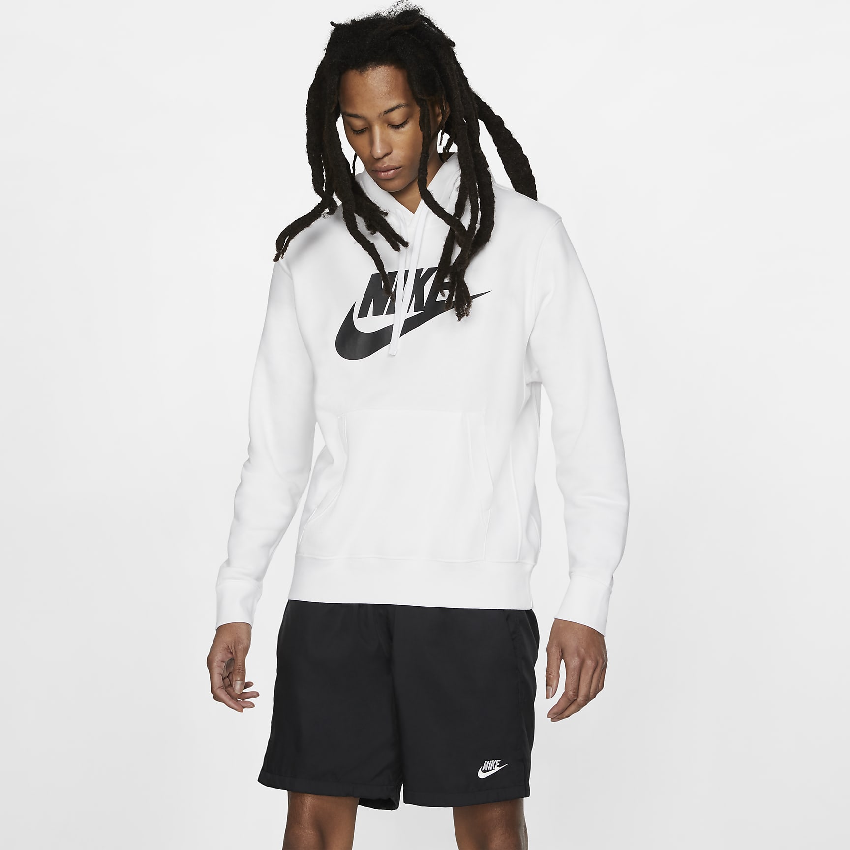 Sportswear Club Fleece - Men's Graphic Pullover Hoodie