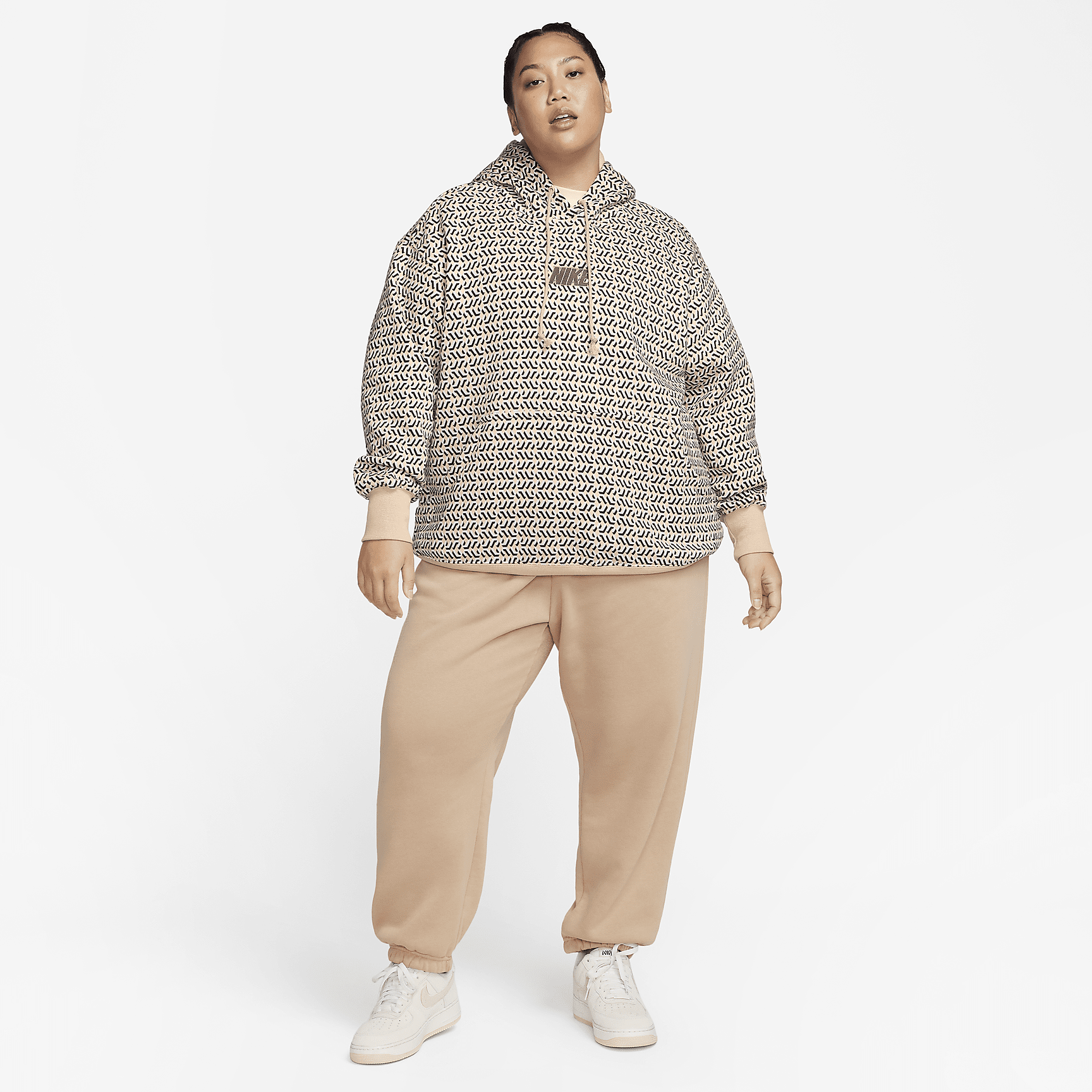 Sportswear  - Women's Oversized Pullover Hoodie (Plus Size)
