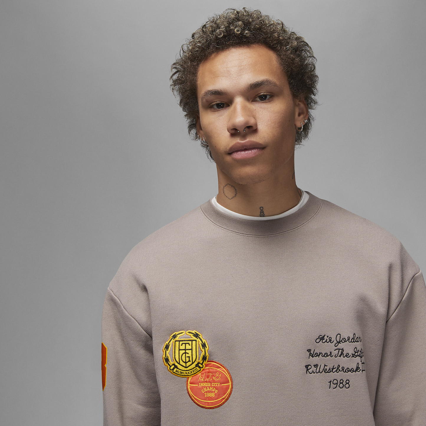 x Honor The Gift? - Men's Crew-Neck Sweatshirt