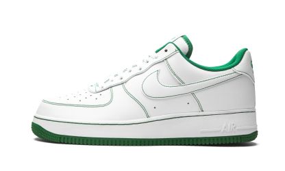 1 Low 7 ��Contrast Stitch White / Pine Green
