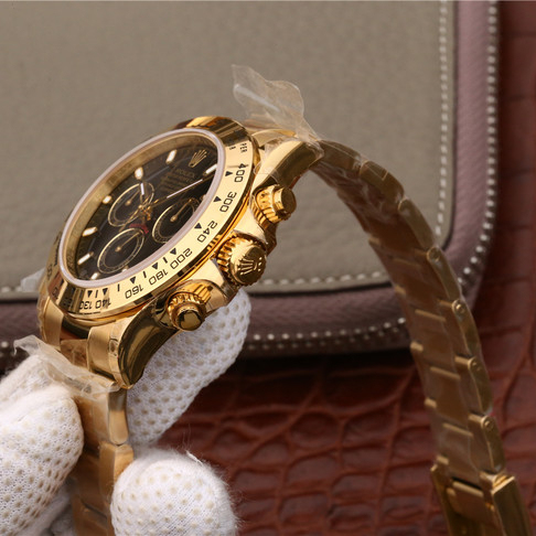 Daytona Gold Black Dial 40mm