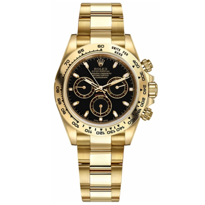 Daytona Gold Black Dial 40mm