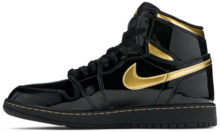 Retro High OG GS 'Black Metallic Gold' 575441-032