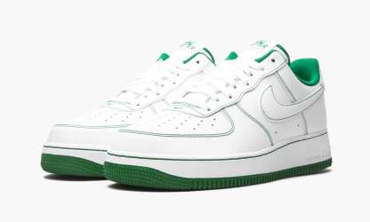 1 Low 7 ��Contrast Stitch White / Pine Green