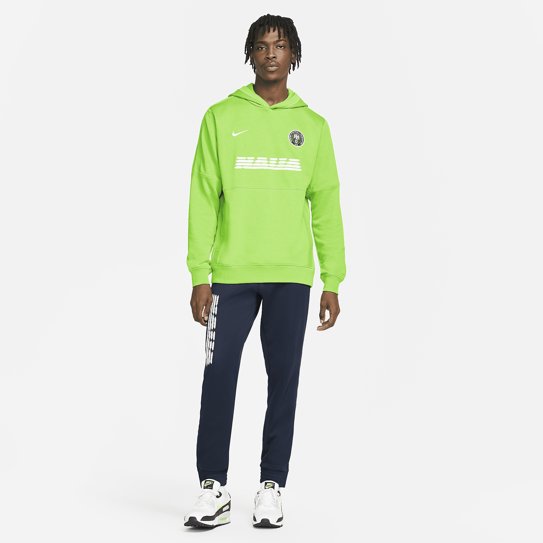 Nigeria - Men's French Terry Soccer Hoodie