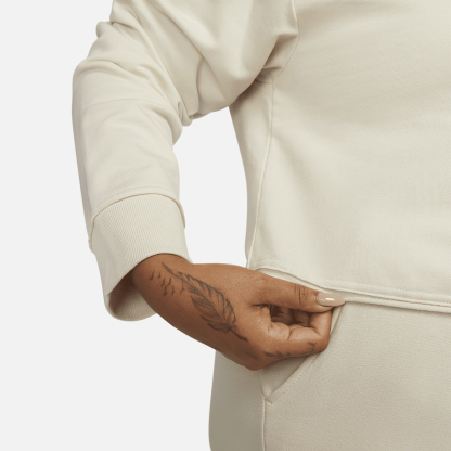 Women's Cropped Fleece Hoodie (Plus Size)