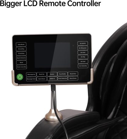 Real Relax 2022 Massage Chair of Dual-core S Track Recliner with Smart Voice Controller Zero Gravity (Brown)