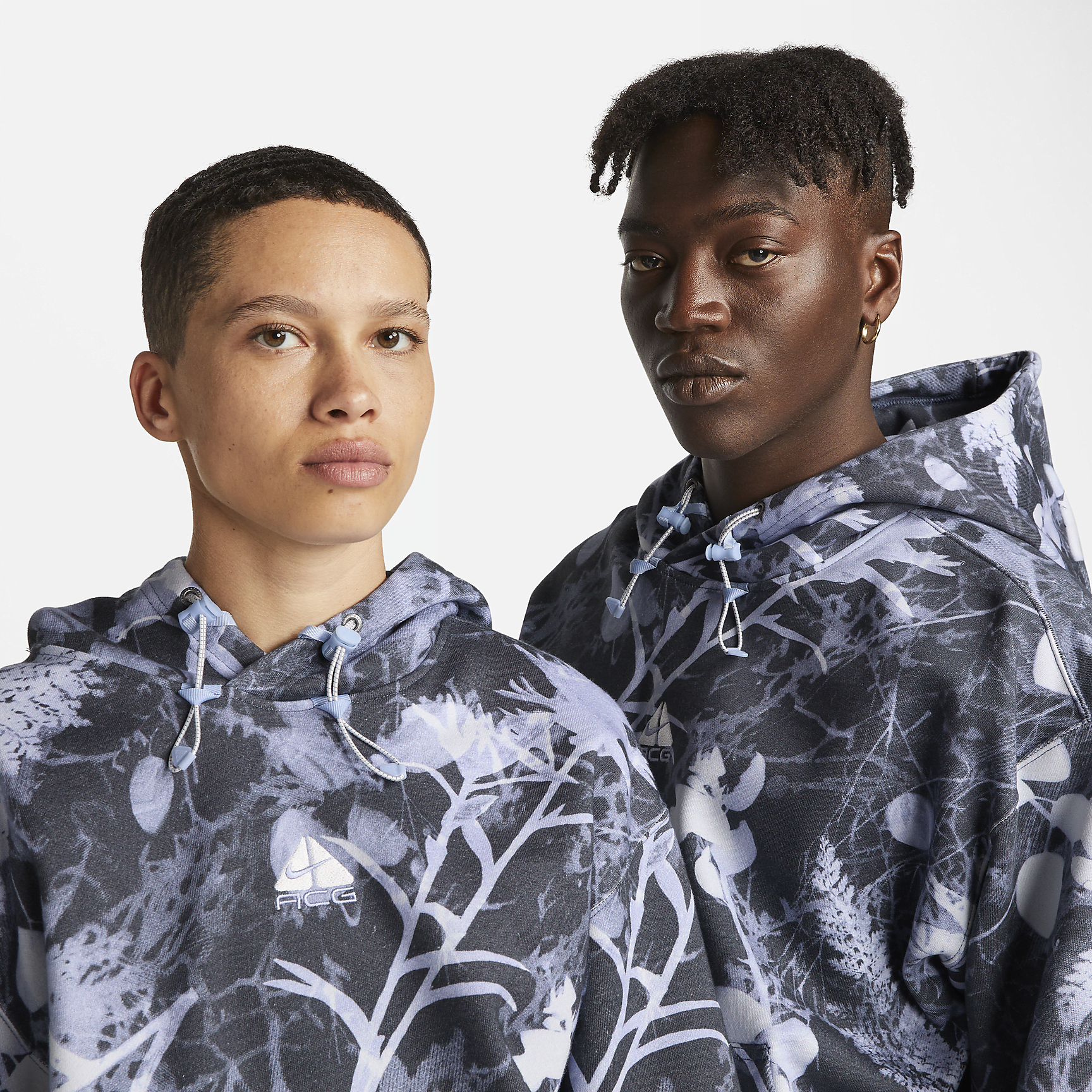 Men's Fleece Allover Print Hoodie