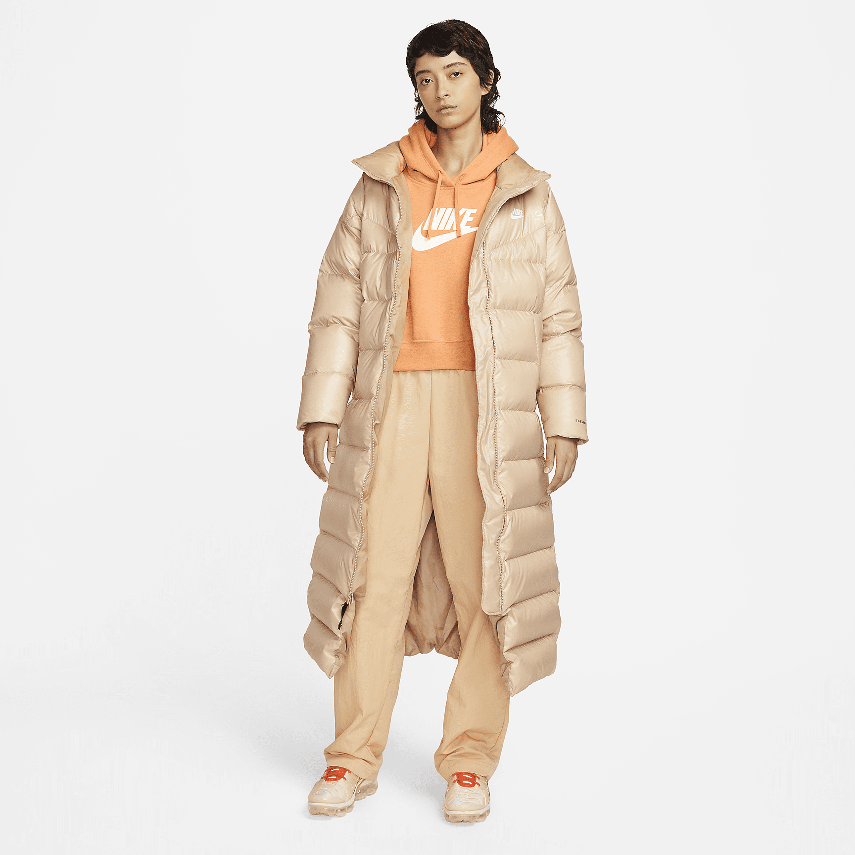 Sportswear Club Fleece - Women's Oversized Crop Graphic Hoodie