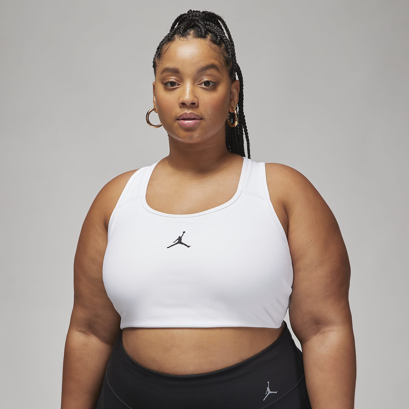 Jumpman - Women's Medium-Support 1-Piece Pad Sports Bra (Plus Size)
