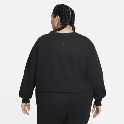 Women's Fleece V-Neck Top (Plus Size)