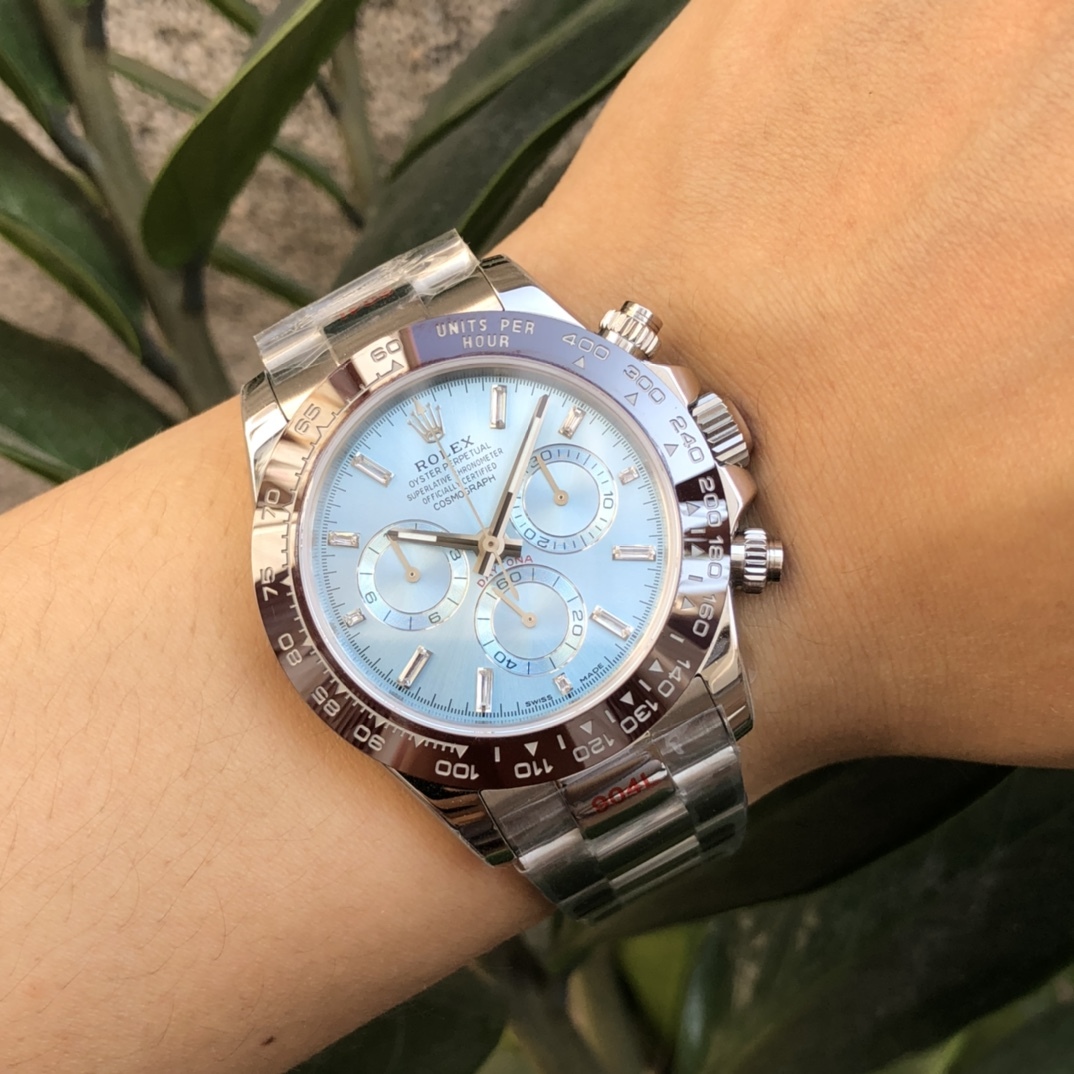 Cosmograph Daytona Ice Blue Dial Men's Watch 116506-0002