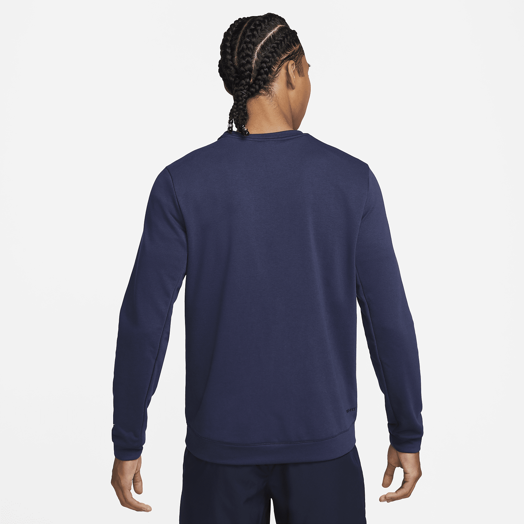 Dri-FIT Track Club - Men's Fleece Long-Sleeve Crew Neck Running Sweatshirt