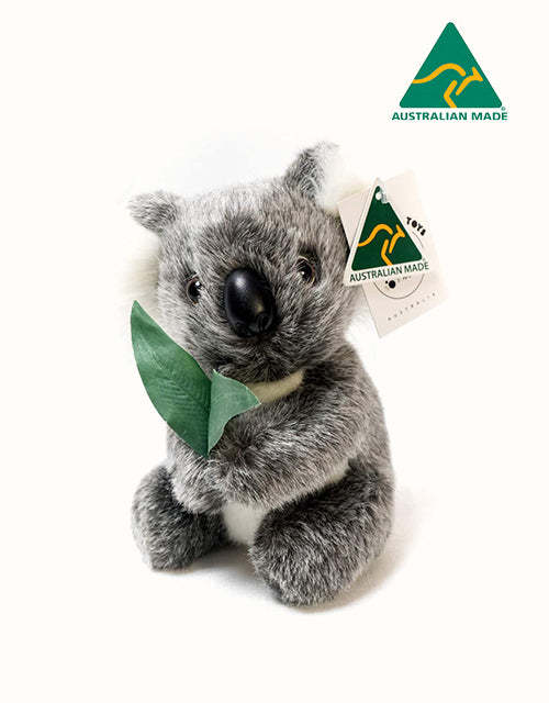 Aussie Bush Toys Aussie Bush Koala With Gum Leaves 8" Lilly