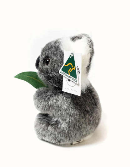 Aussie Bush Toys Aussie Bush Koala With Gum Leaves 8" Lilly