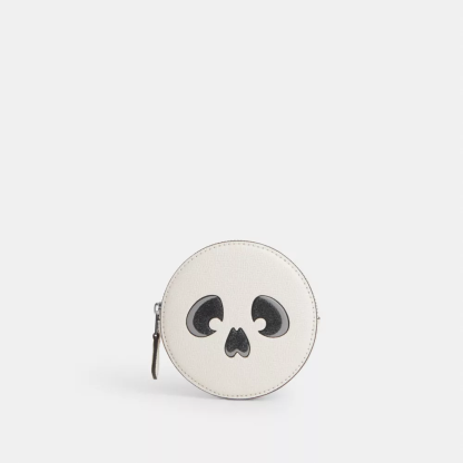 Coin Case With Halloween Skull
