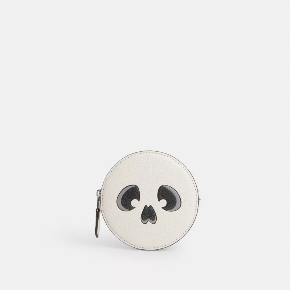 Coin Case With Halloween Skull