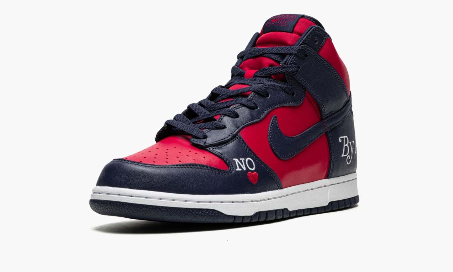 High ��Supreme By Any Means Navy/Red