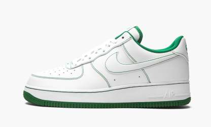 1 Low 7 ��Contrast Stitch White / Pine Green