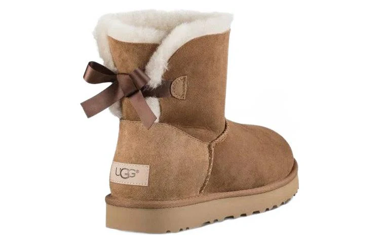 (WMNS) UthtGG Mini Bailey Bow II Chestnut Boots 1016501-CHE