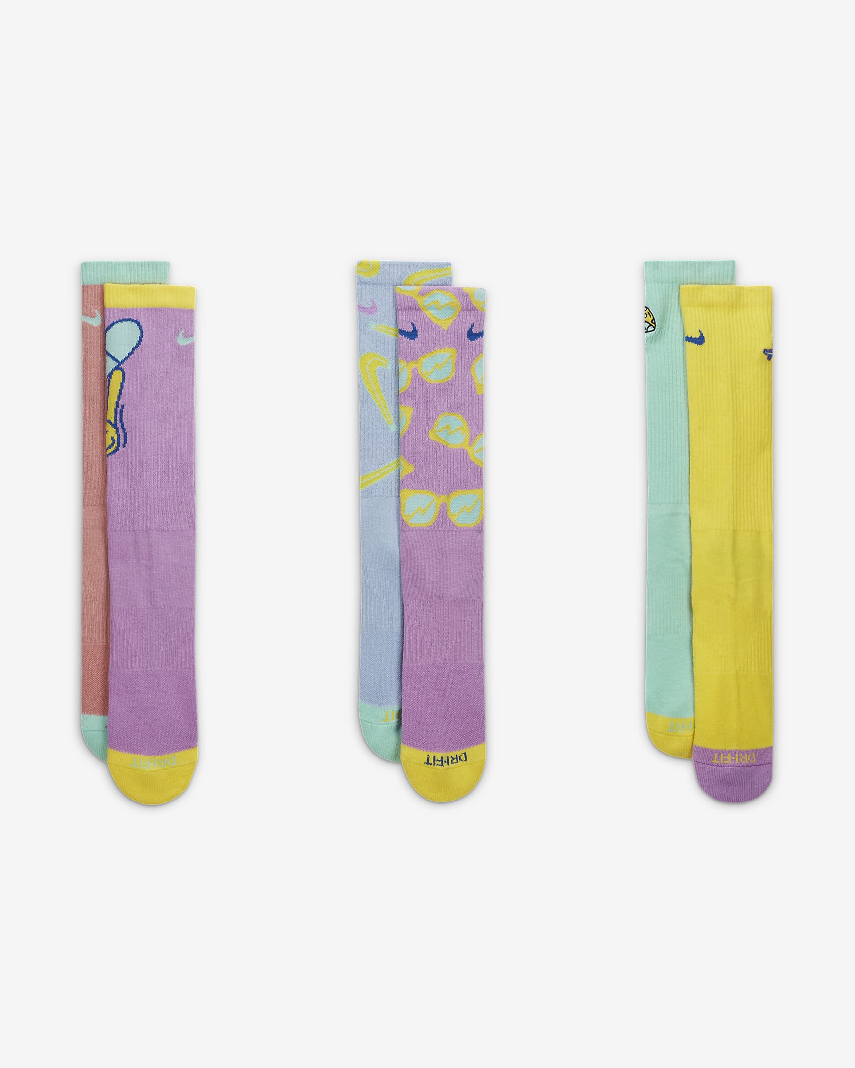 Cushioned Crew Socks (3 Ps)