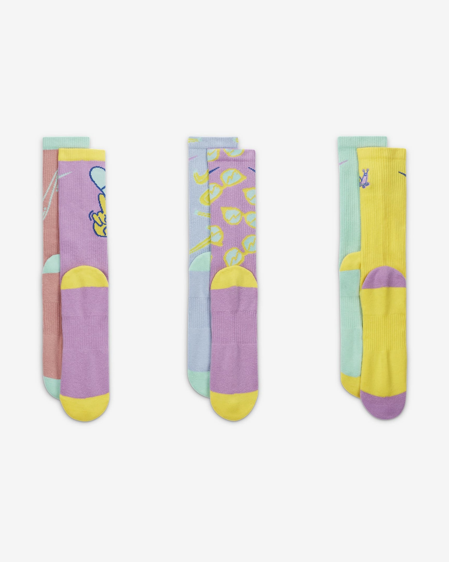 Cushioned Crew Socks (3 Ps)