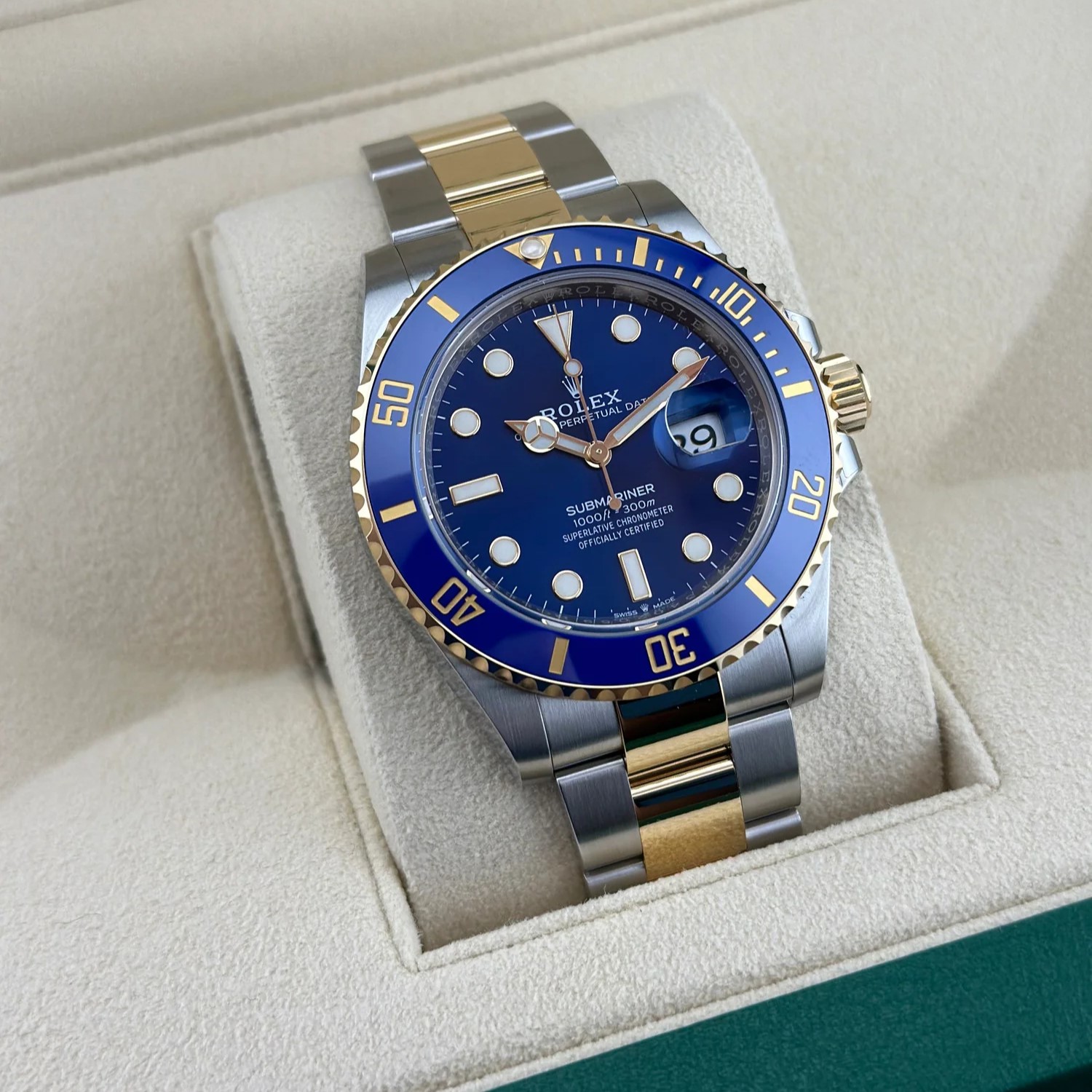 Submariner Date Blue Dial Two Tone 41mm