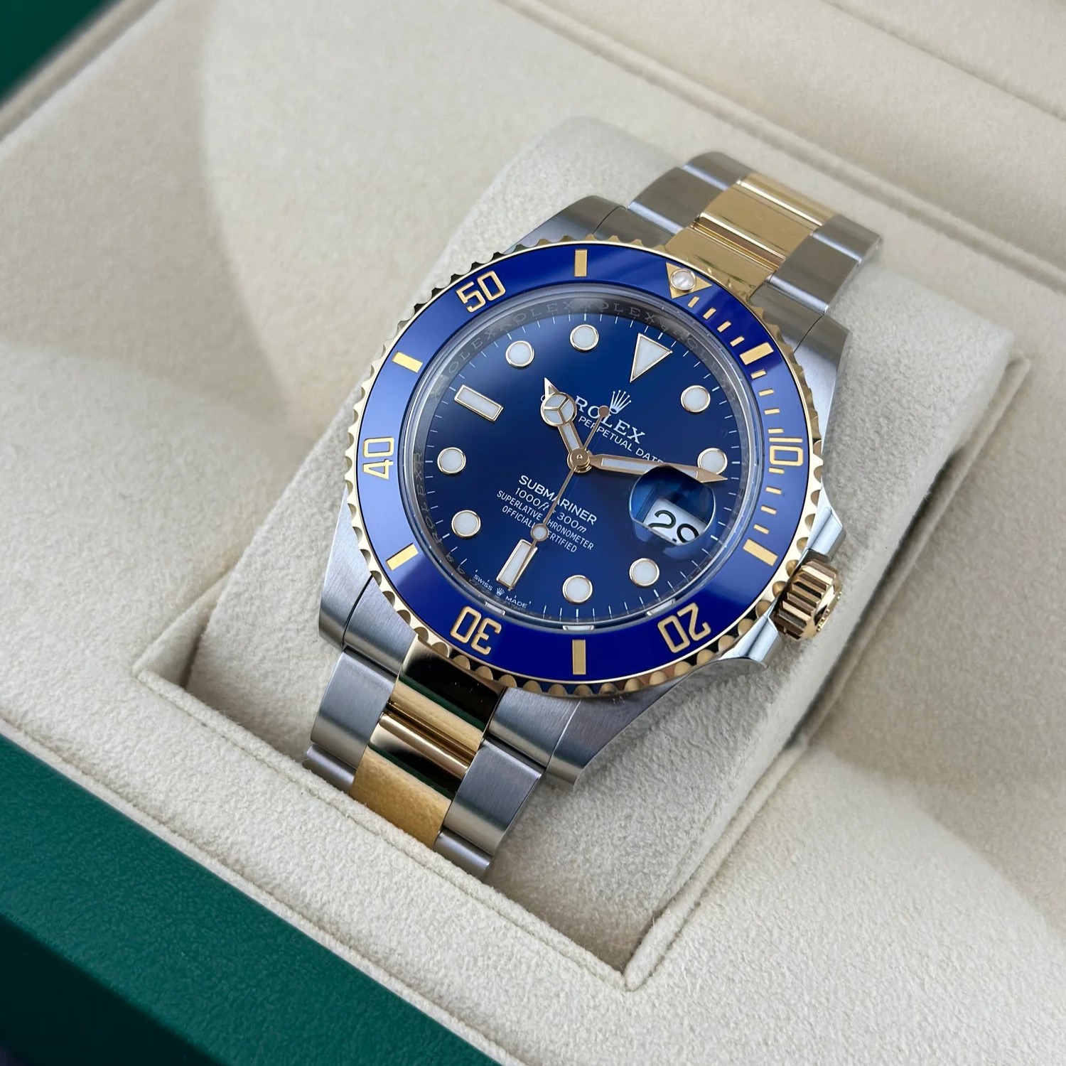 Submariner Date Blue Dial Two Tone 41mm