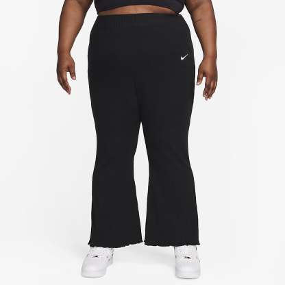 Women's High-Waisted Ribbed Jersey Pants