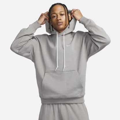 Solo Swoosh - Men's French Terry Pullover Hoodie