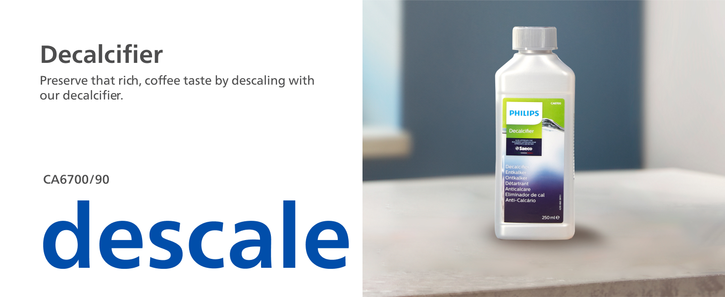 Coffee machine decalcifier