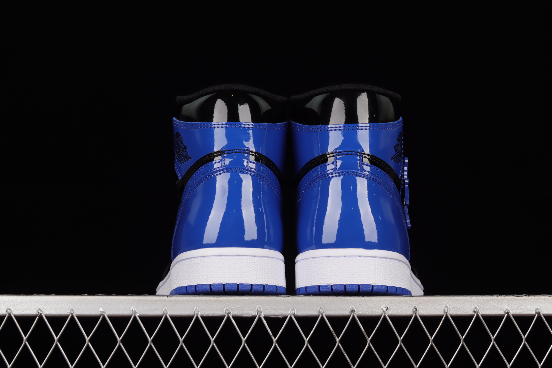 Retro High Royal Blue Black White 555088-400