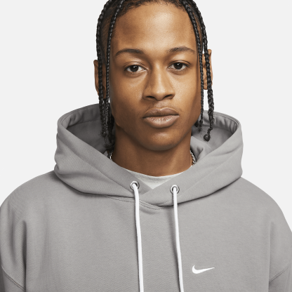 Solo Swoosh - Men's French Terry Pullover Hoodie