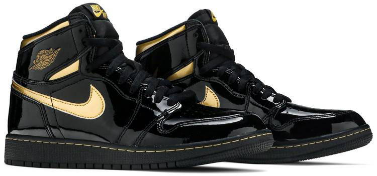 Retro High OG GS 'Black Metallic Gold' 575441-032
