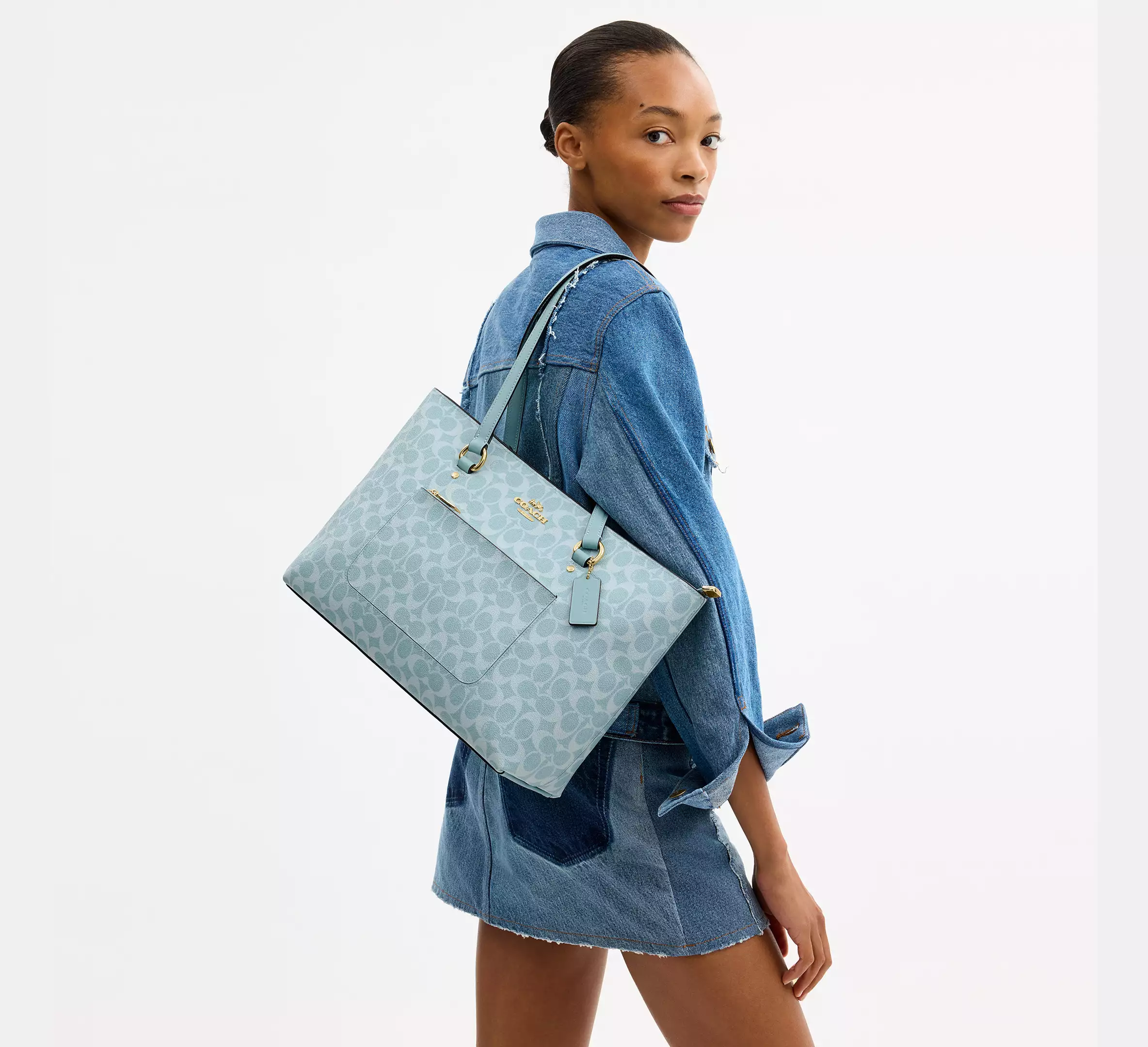 Station Tote Bag In Signature Canvas
