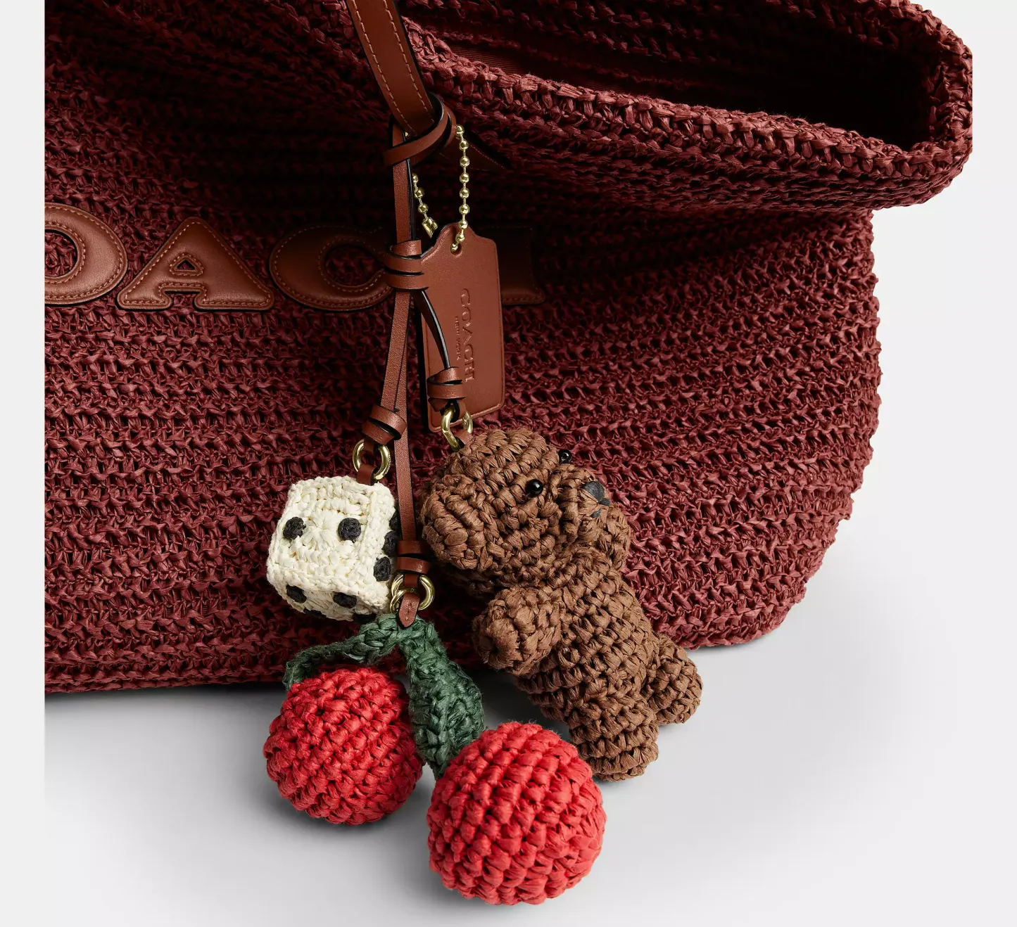 Large City Tote Bag With Charms