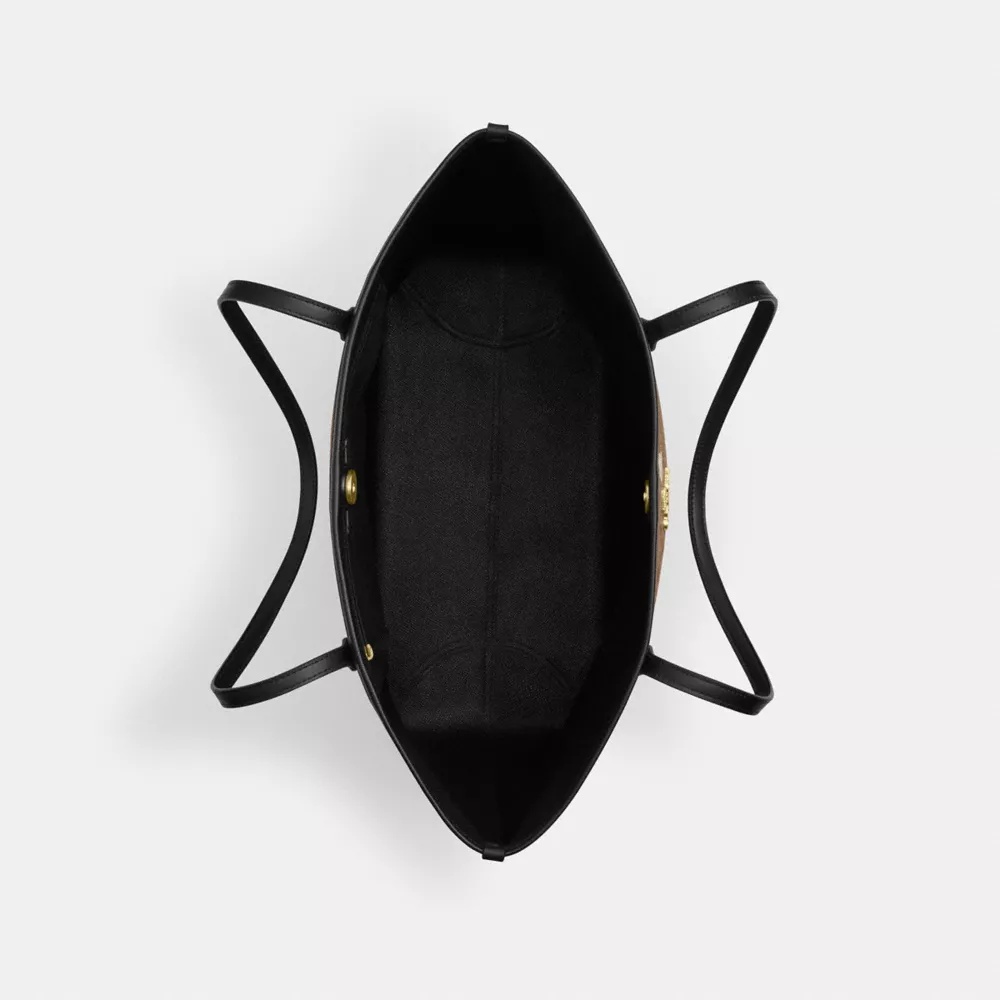 City Tote In Signature Canvas With Halloween Print