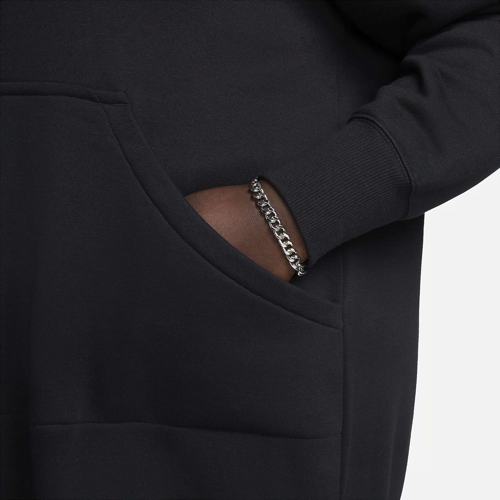 Sportswear - Women's Oversized Long Full-Zip Hoodie (Plus Size)