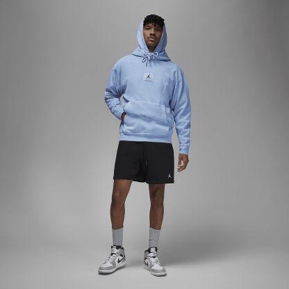 Essentials - Men's Statement Fleece Washed Pullover Hoodie