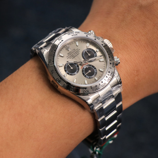 Daytona Steel Dial with Black Subdials 40mm