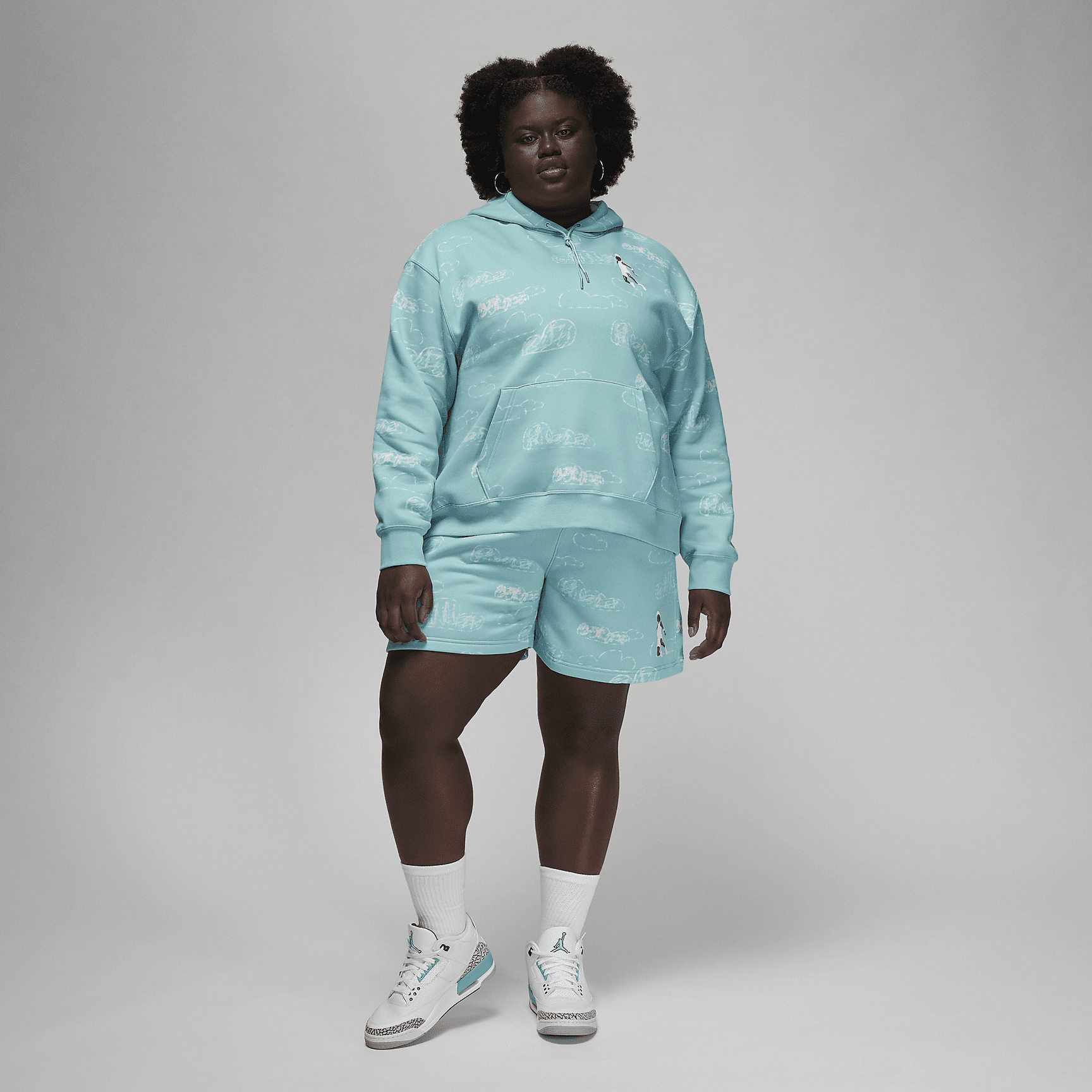 Artist Series by Parker Duncan - Women's Brooklyn Fleece Pullover Hoodie (Plus Size)