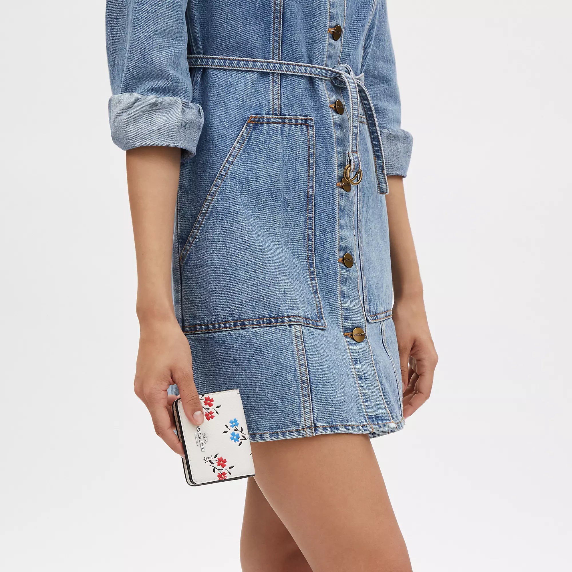 Coathtch Wallet With Floral Print