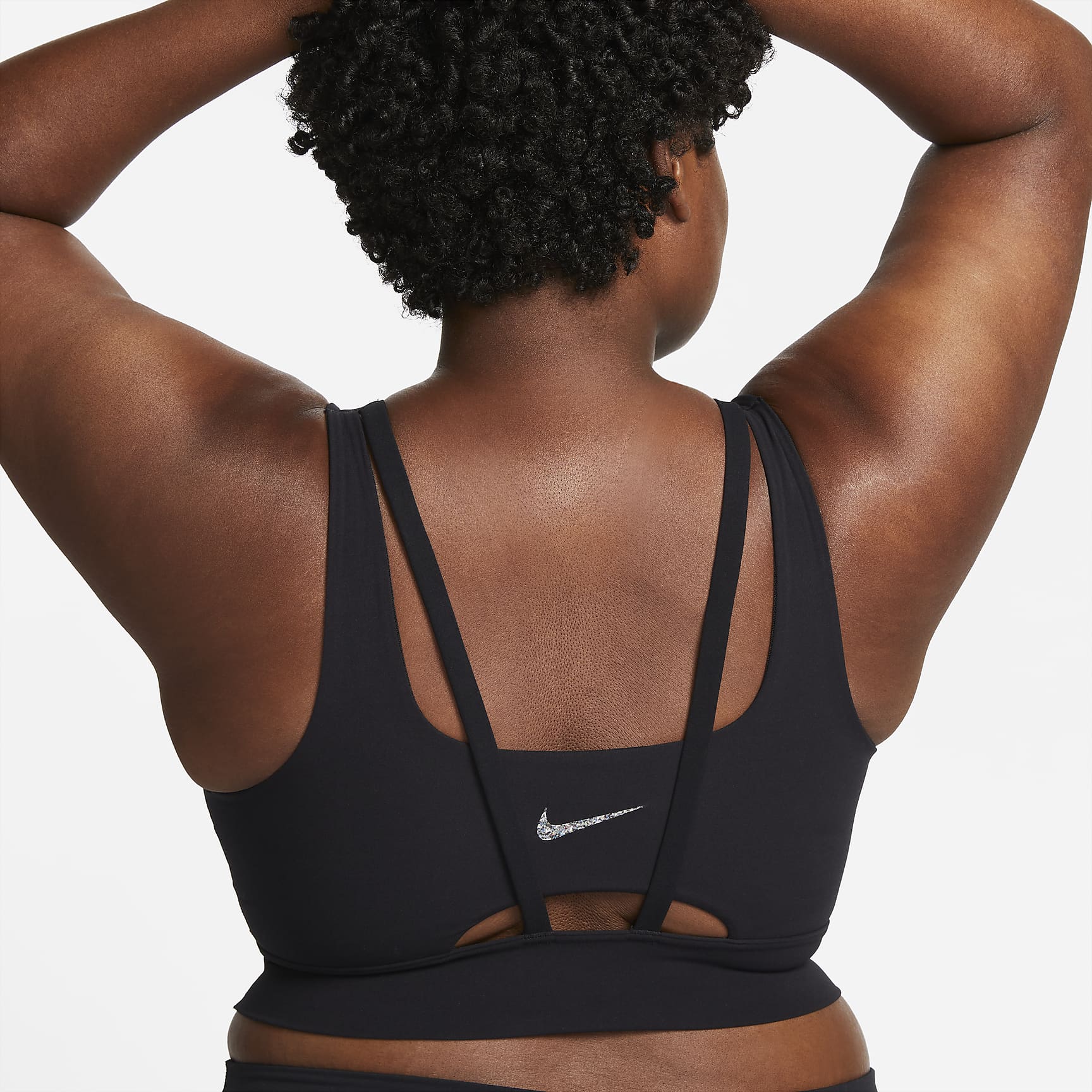 Dri-FIT Alate Ellipse - Women's Medium-Support Padded Longline Sports Bra (Plus Size)
