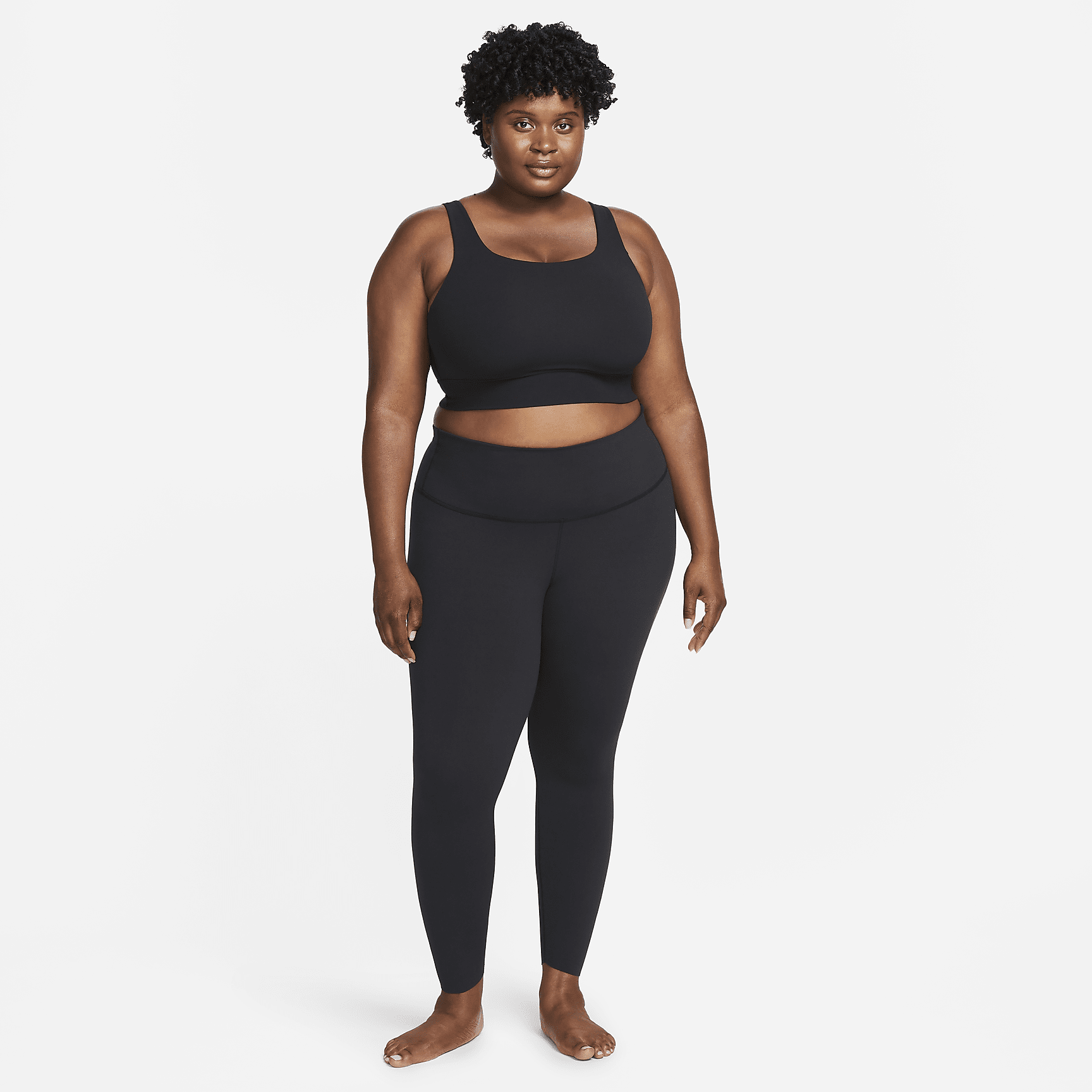 Dri-FIT Alate Ellipse - Women's Medium-Support Padded Longline Sports Bra (Plus Size)