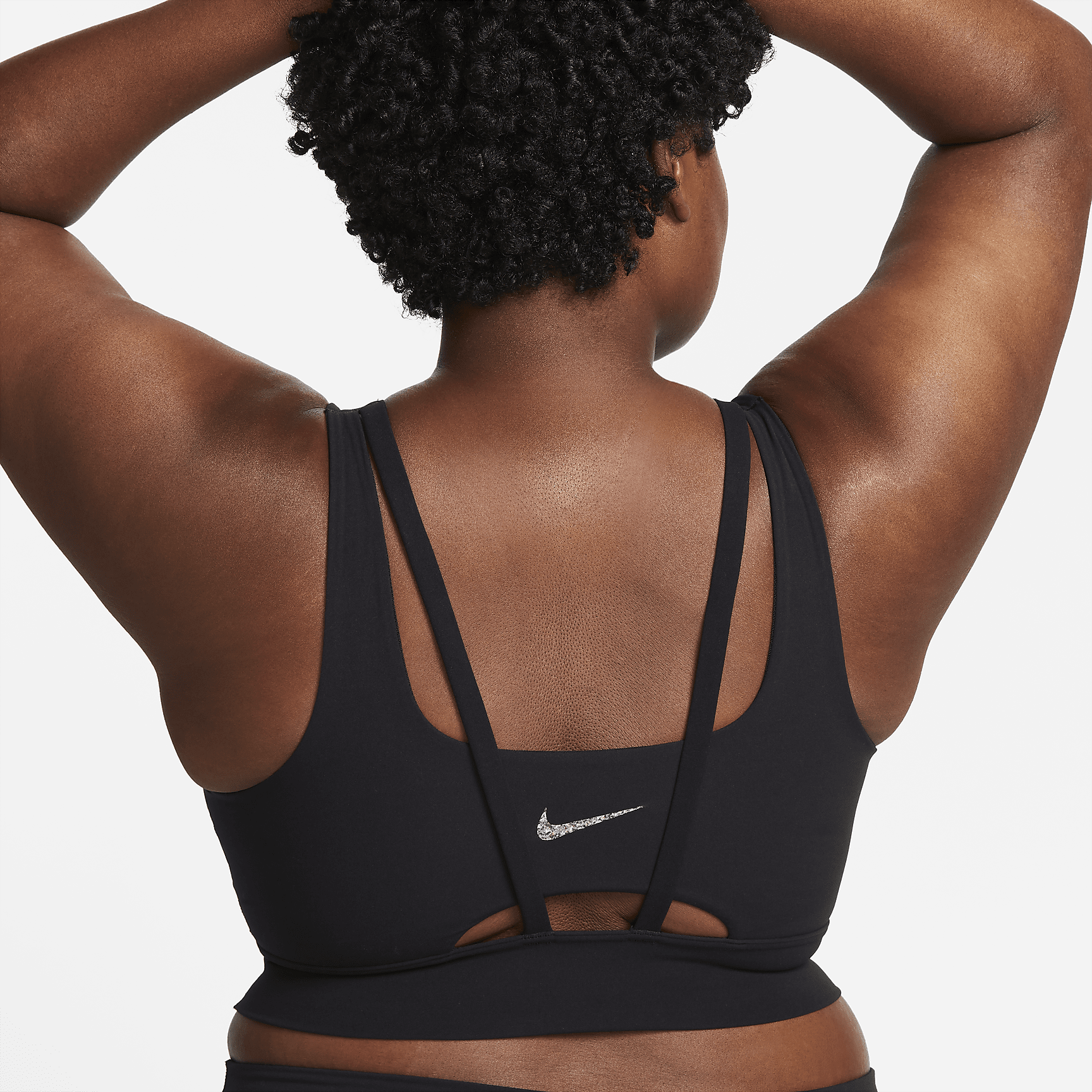 Dri-FIT Alate Ellipse - Women's Medium-Support Padded Longline Sports Bra (Plus Size)