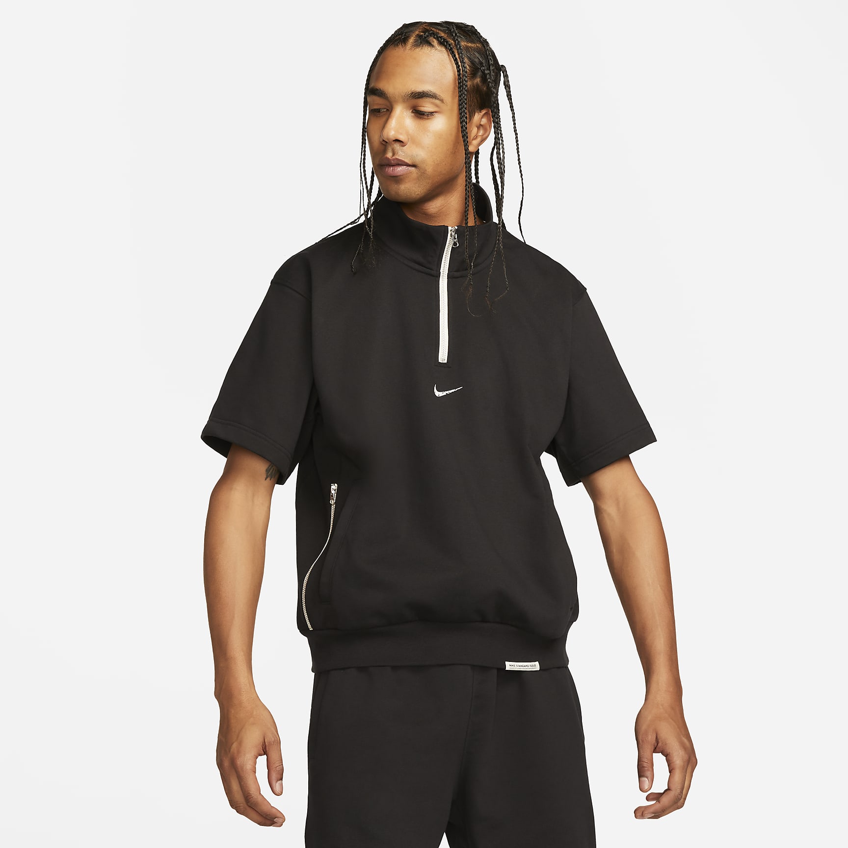 Dri-FIT Standard Issue - Men's 1/4-Zip Short-Sleeve Basketball Top