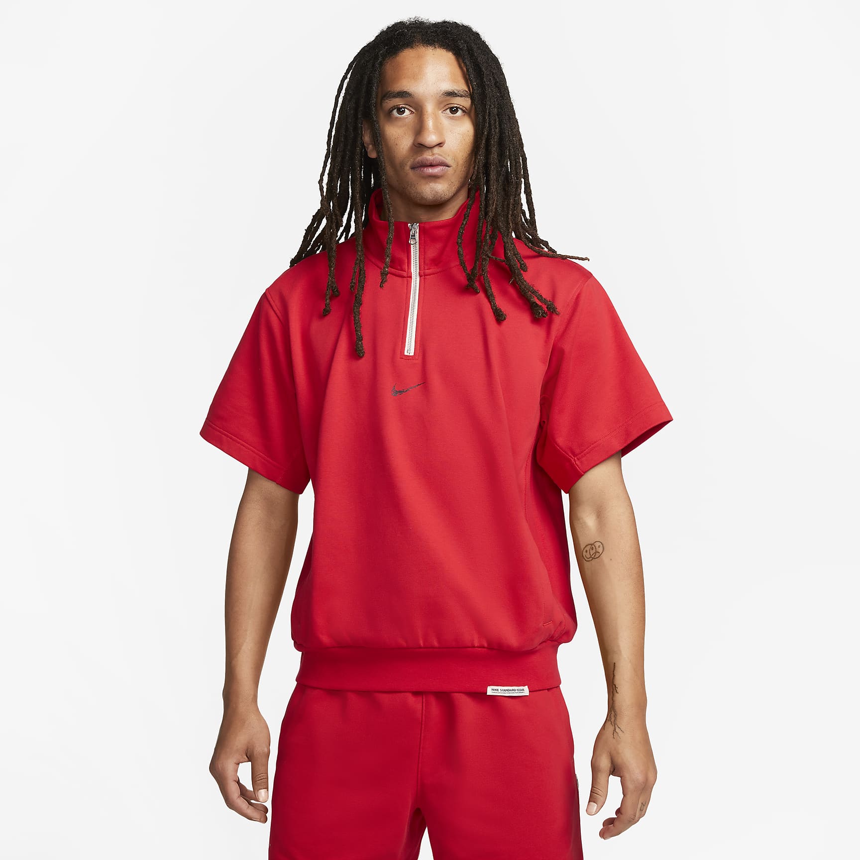 Dri-FIT Standard Issue - Men's 1/4-Zip Short-Sleeve Basketball Top