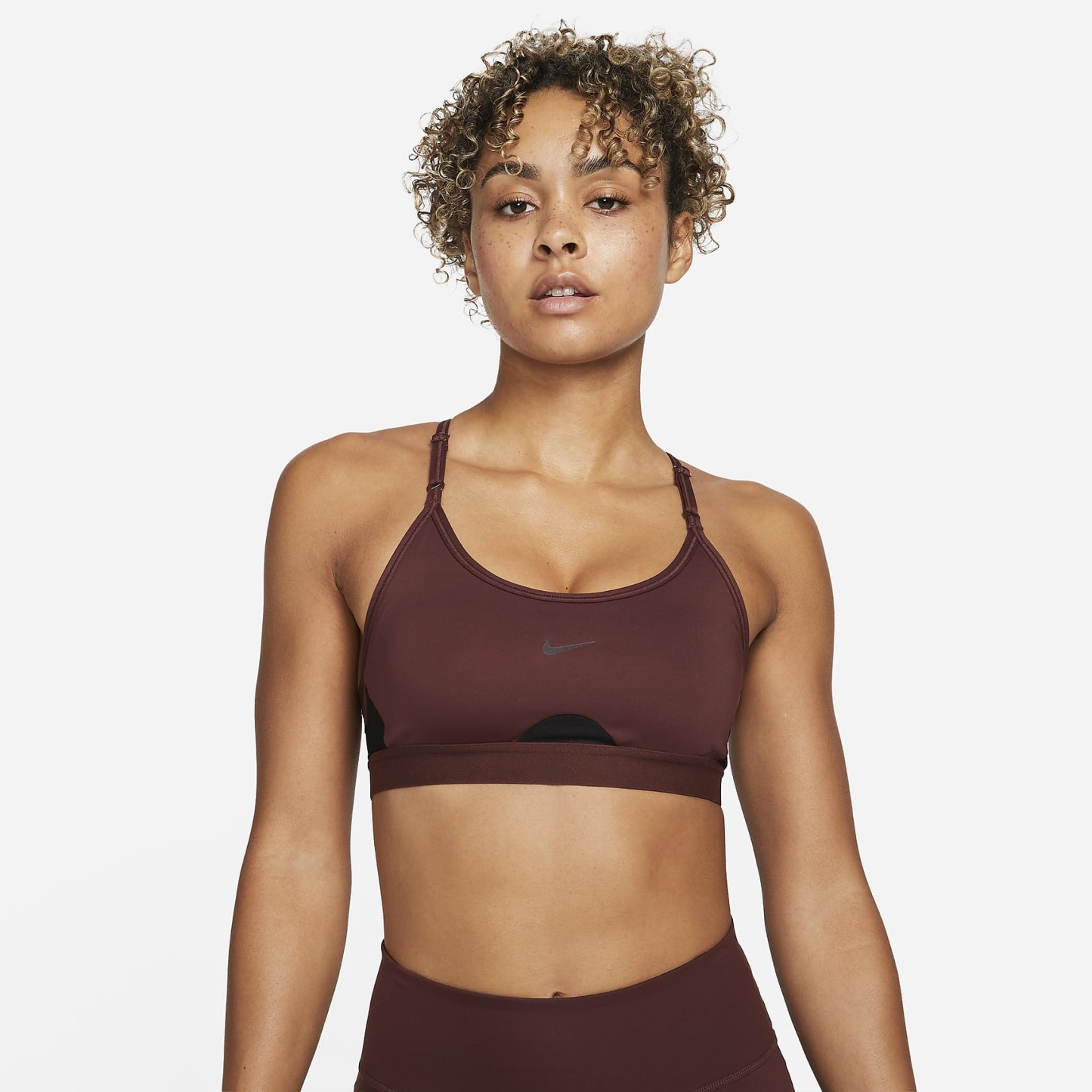 Women's Light-Support Padded U-Neck Sports Bra
